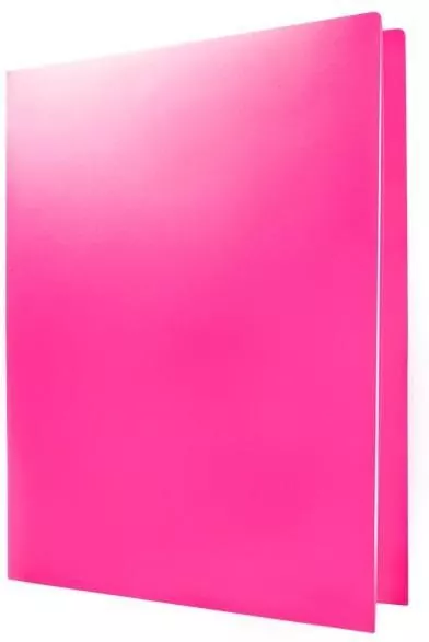 Tetis. Skoroszyt PP A4, różowy - tantis.pl