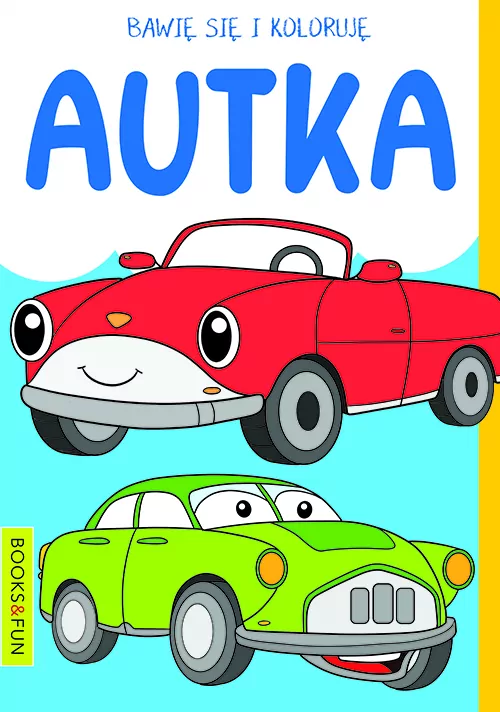 Autka. Bawię się i koloruję - tantis.pl