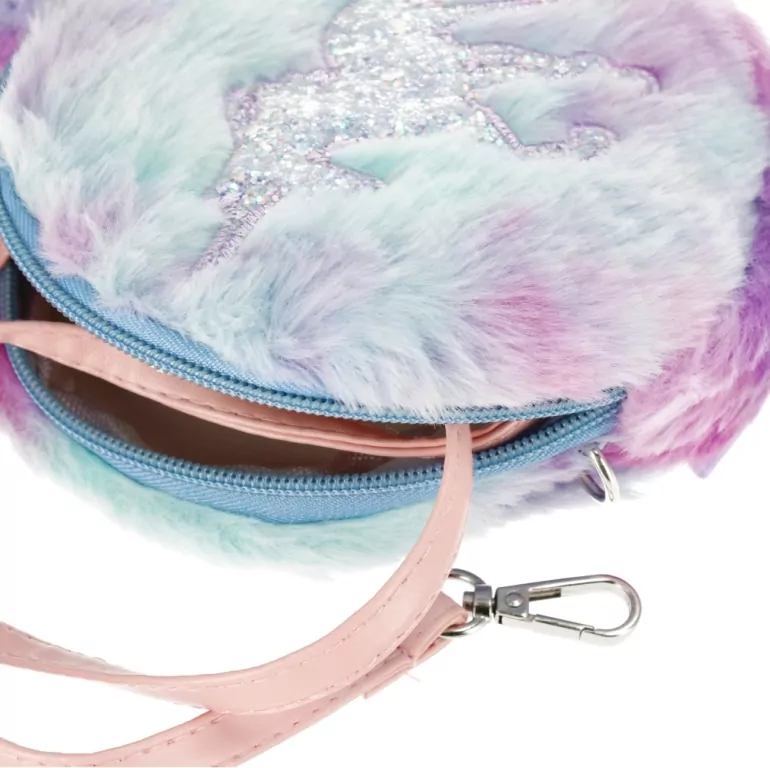 Torebka na ramię pluszowa. Unicorn - tantis.pl