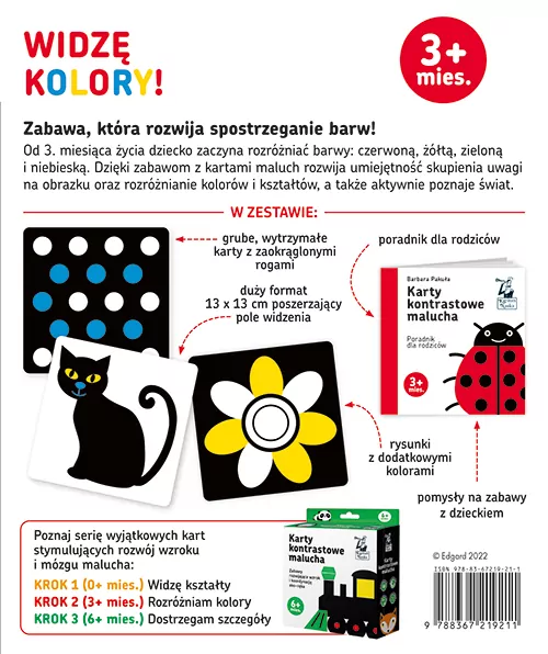 Karty kontrastowe malucha. Kapitan Nauka - tantis.pl