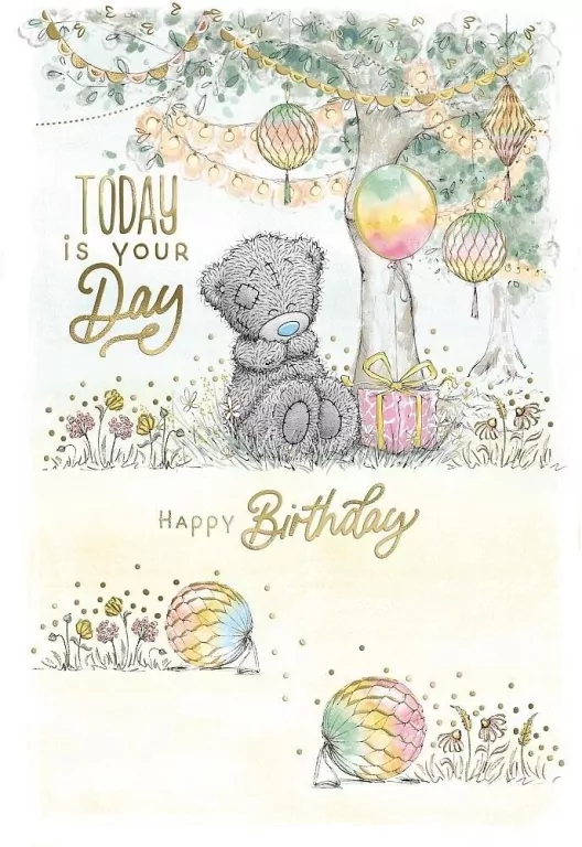 Kartka urodzinowa Today is your day - tantis.pl
