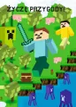 Karnet Urodzinowy Minecraft - tantis.pl