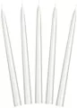 Świeca stożkowa perłowa 24cm - tantis.pl