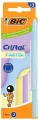 Długopis Cristal Pastel 1mm niebieski 3szt BIC - tantis.pl