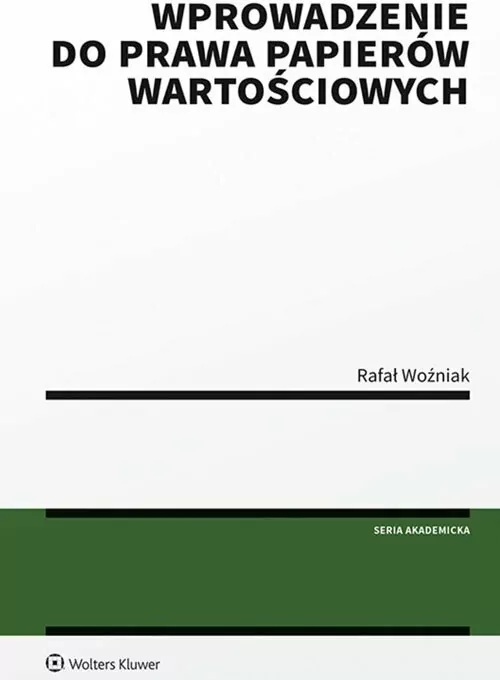 Wprowadzenie do prawa papierów wartościowych - tantis.pl