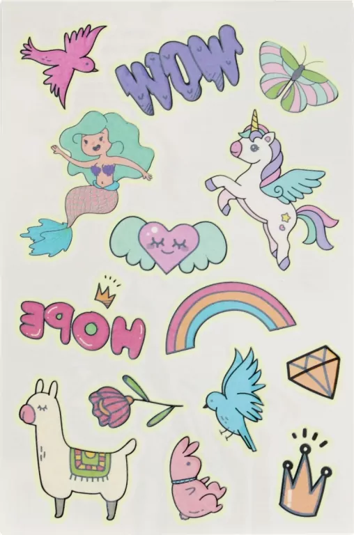 Tatuaż świecący w ciemności Girl - tantis.pl