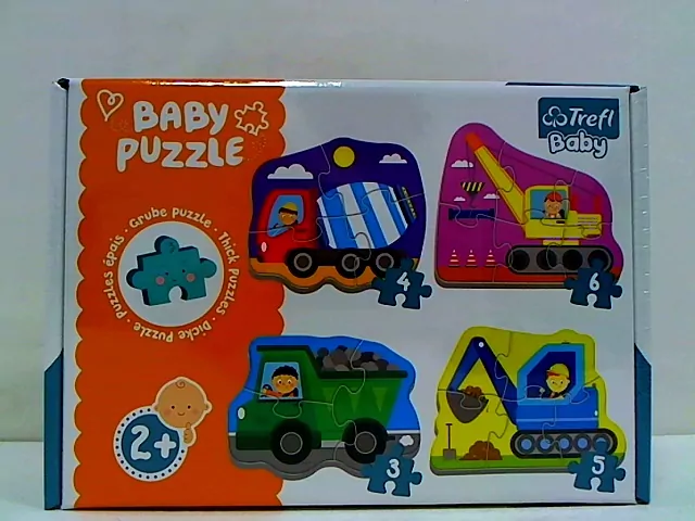 Baby Puzzle. Pojazdy na budowie - tantis.pl