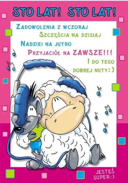Karnet B6 + koperta. Smile. Urodziny wzór nr 03 - tantis.pl