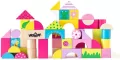 Klocki klocki drewniane z obrazkami 50 szt. 91302 Woody - tantis.pl