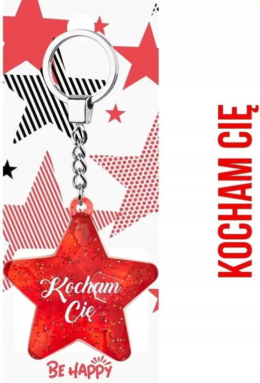 Brelok gwiazdka Kocham Cię - tantis.pl