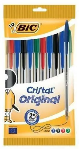 Długopis Cristal Original pouch mix BIC - tantis.pl
