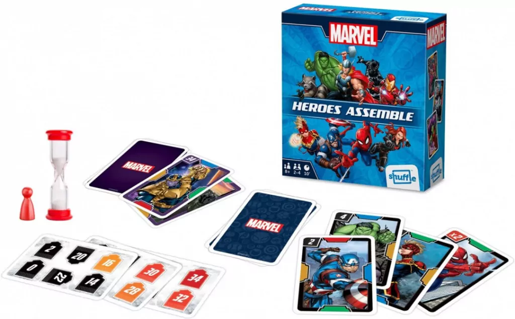 Gra Shuffle Marvel Heroes Assemble (PL) - tantis.pl