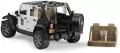 Bruder. Jeep Wrangler Unlimited Rubicon policyjny - tantis.pl