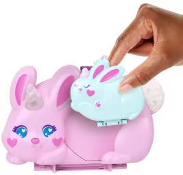 Polly Pocket Kompaktowa torebka Króliczki Baśniow. - tantis.pl