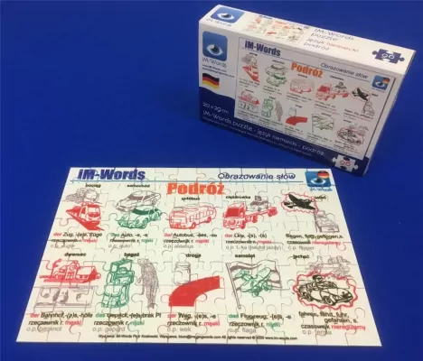 Puzzle 96. Niemiecki. Podróż. iM-Words