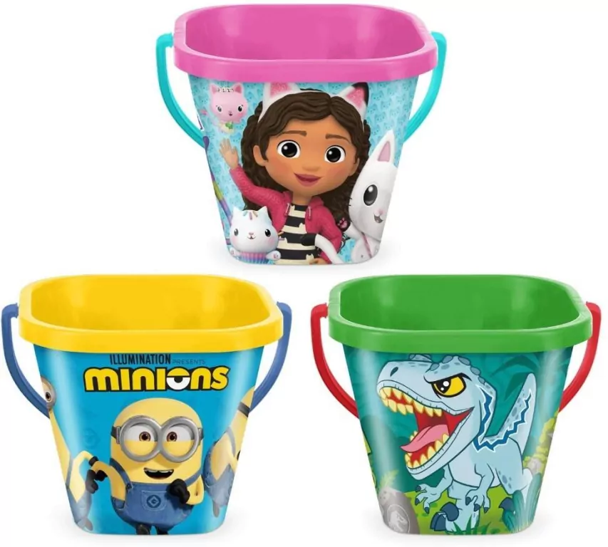Universal wiaderko kwadratowe 2L z IML mix - tantis.pl