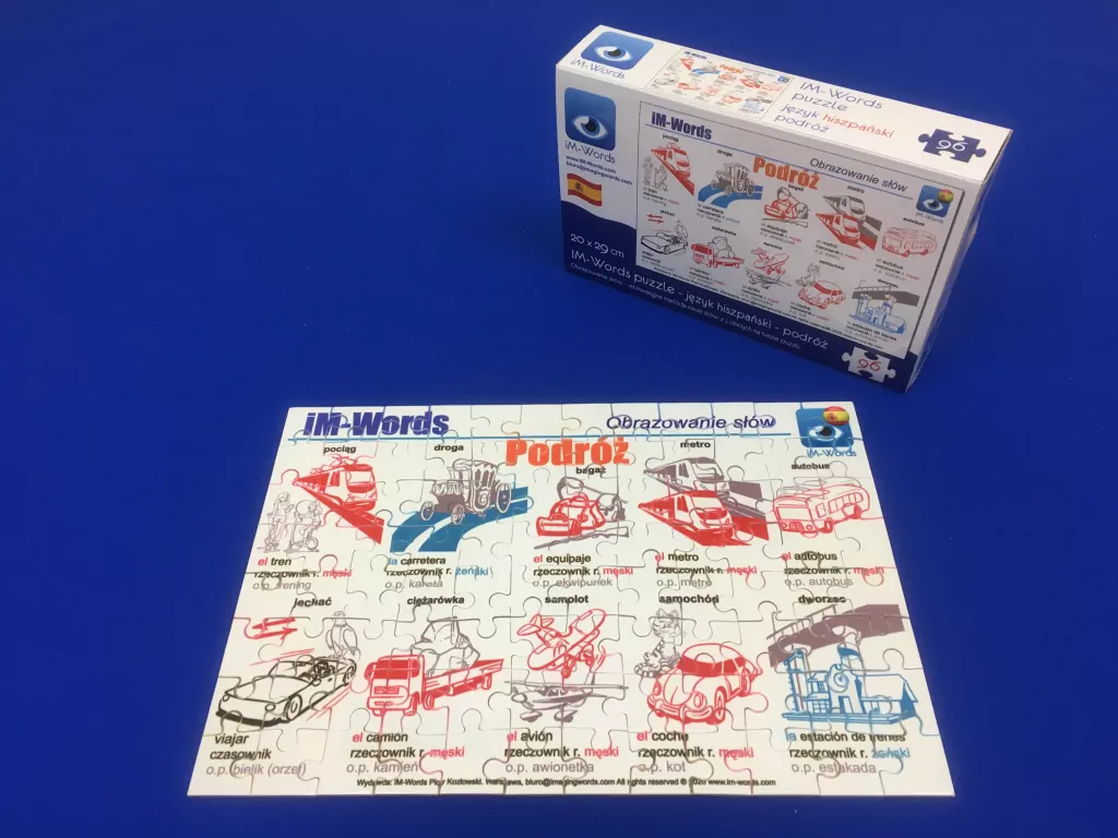 Puzzle 96 Hiszpański - Dom - tantis.pl