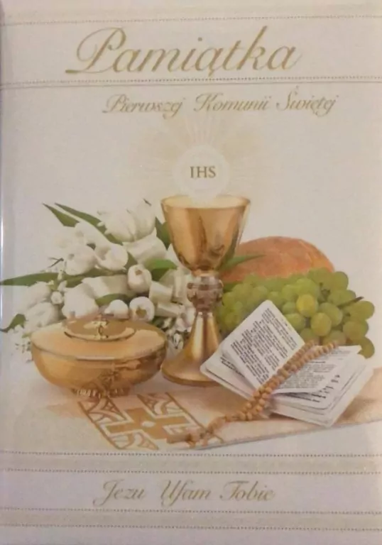 Książeczka brokat A5: Komunia - tantis.pl