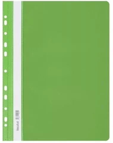 Skoroszyt twardy zawieszany PVC zielony - tantis.pl