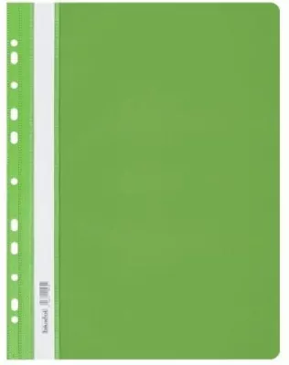 Skoroszyt twardy zawieszany PVC zielony