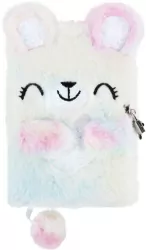 Pamiętnik pluszowy z kłódką Miś DERFORM