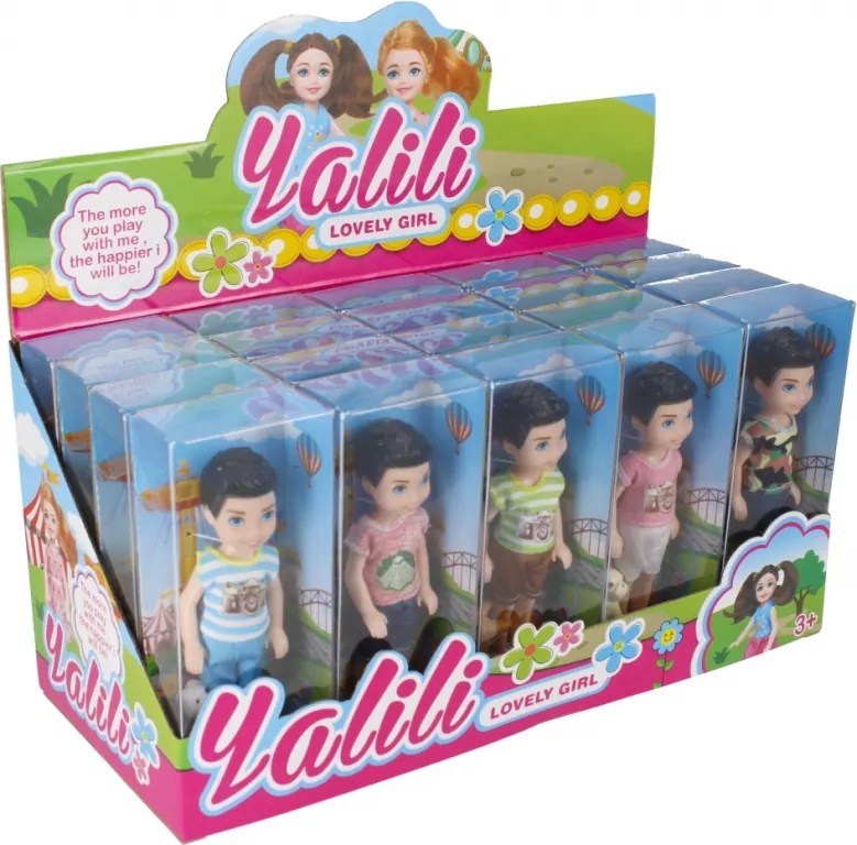 Lalka chłopiec 13cm z akcesoriami mix MEGA CREATIVE 510721 cena za 1 szt - tantis.pl