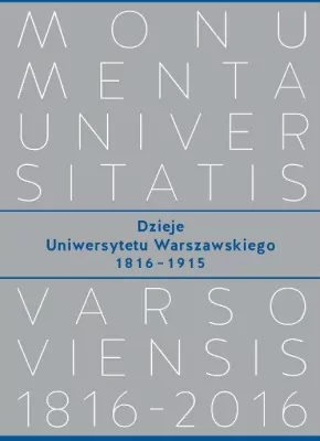 Dzieje Uniwersytetu Warszawskiego 1816?1915