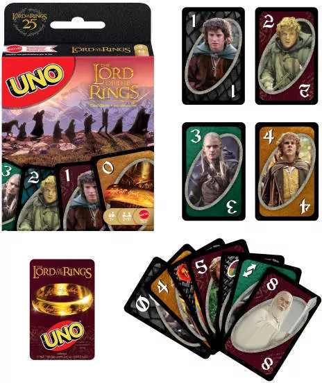 Uno Lord of the Rings Władca Pierścieni Gra karcia - tantis.pl