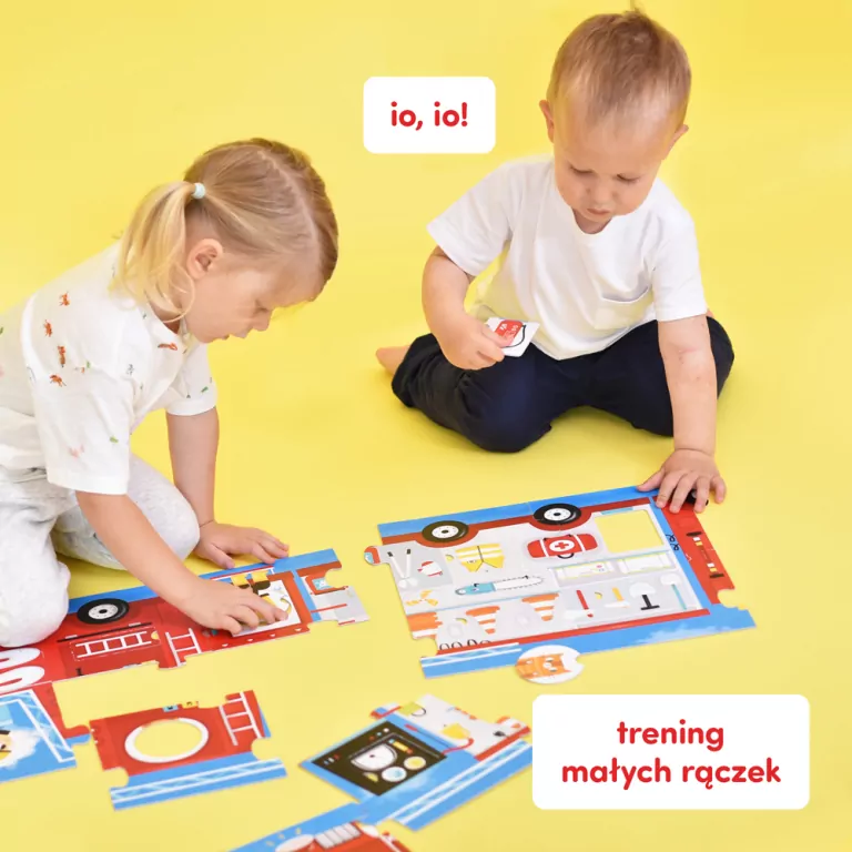 CzuCzu. Puzzle z dziurką. Wóz strażacki. 24 el. - tantis.pl