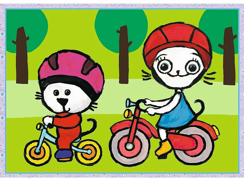 Dzień Kici Koci. Puzzle 4w1 - tantis.pl