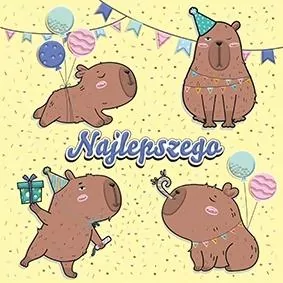 Karnet KW Kapibary - tantis.pl