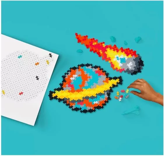 Puzzle By Number- Kosmos. Klocki Plus-Plus - tantis.pl