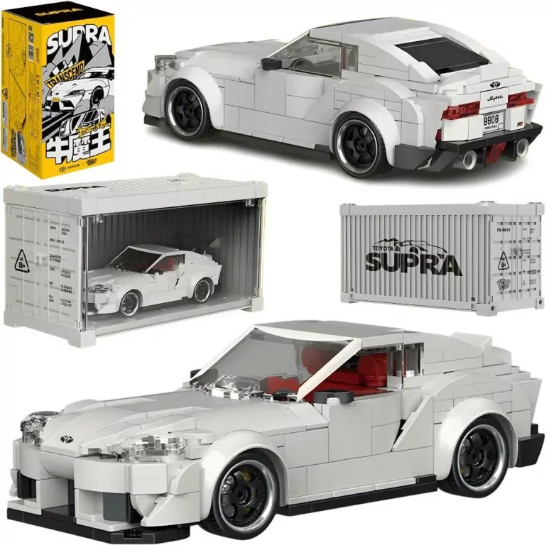 Klocki auto toyota supra 1:32 367el - tantis.pl