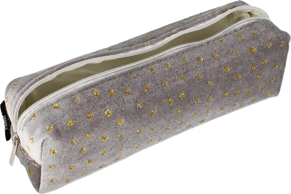 Piórnik tuba Grey Cristal - tantis.pl