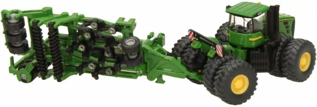 Traktor z rozrzutnikiem. John Deere - tantis.pl