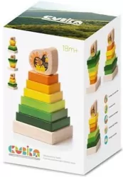 Piramidka drewniana z kurką