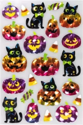 Naklejki metalizowane halloweenowe