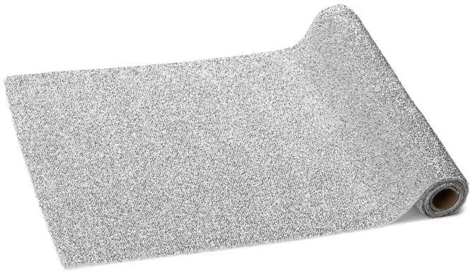Bieżnik metalizowany srebrny 0,36x3m - tantis.pl