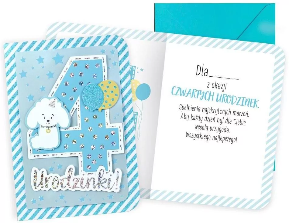 Karnet. 4 urodzinki - tantis.pl