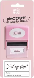 Pieczątka z napisem - Xoxo