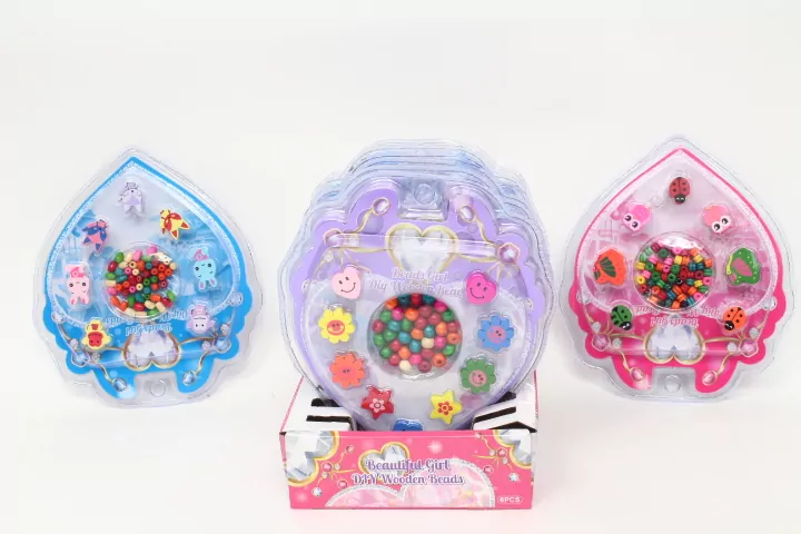 Koraliki drewniane do nawlekania mix - tantis.pl