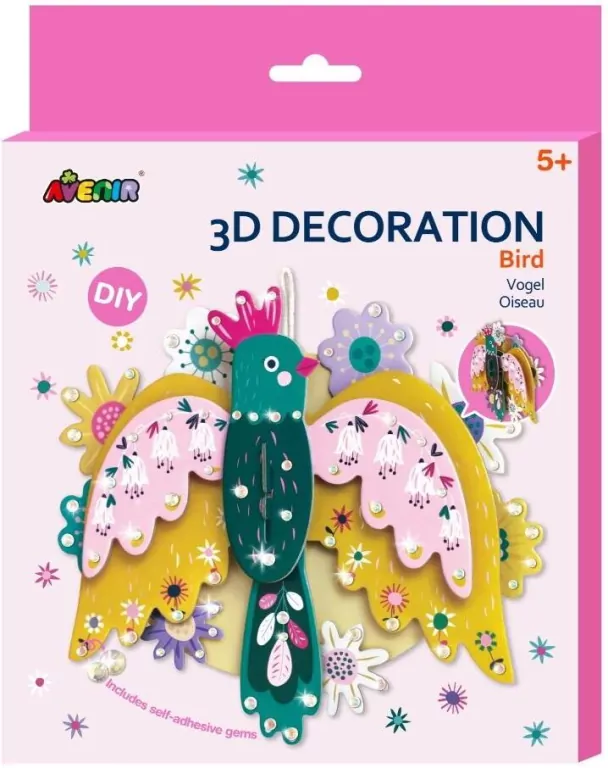 Dekoracje 3D. Ptaki - tantis.pl