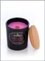 Świeczka sojowa Coconut and Figs czarna 135g - tantis.pl