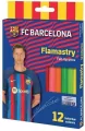 Flamastry okrągłe FC Barcelona 12 kolorów ASTRA - tantis.pl