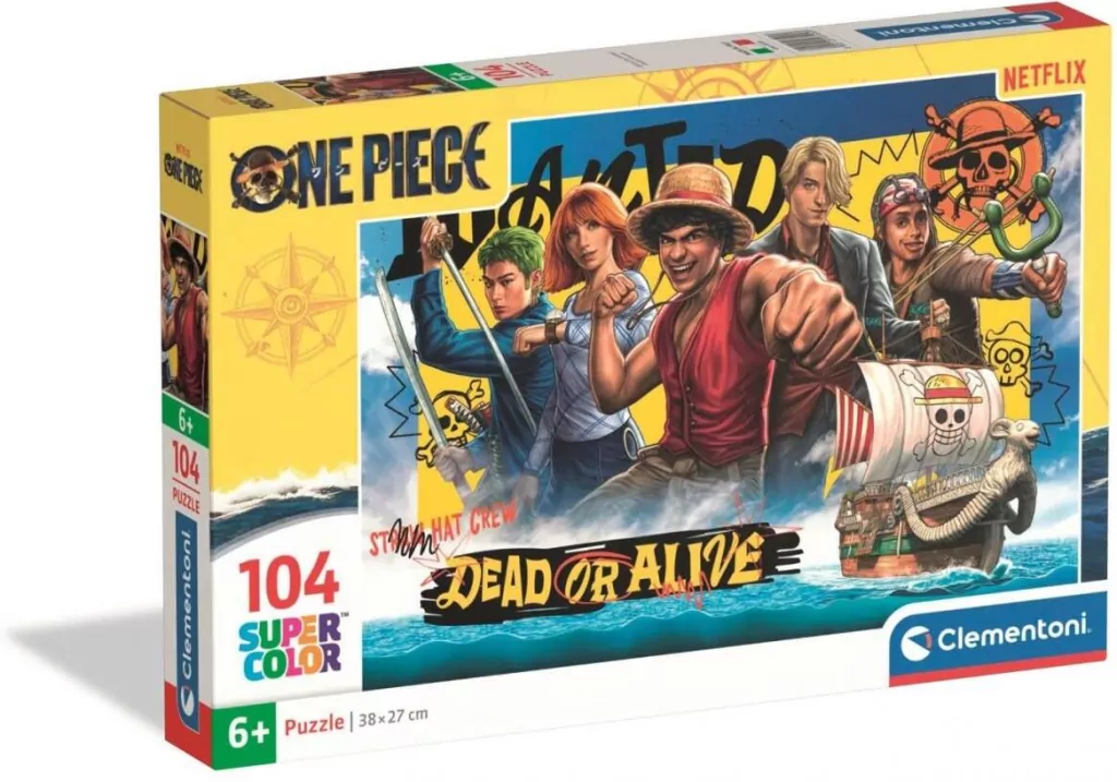 Puzzle 104 Super Color One Piece Netflix - tantis.pl