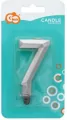 Świeczka cyferka 7 - Diament metalik srebrny 7,6cm - tantis.pl