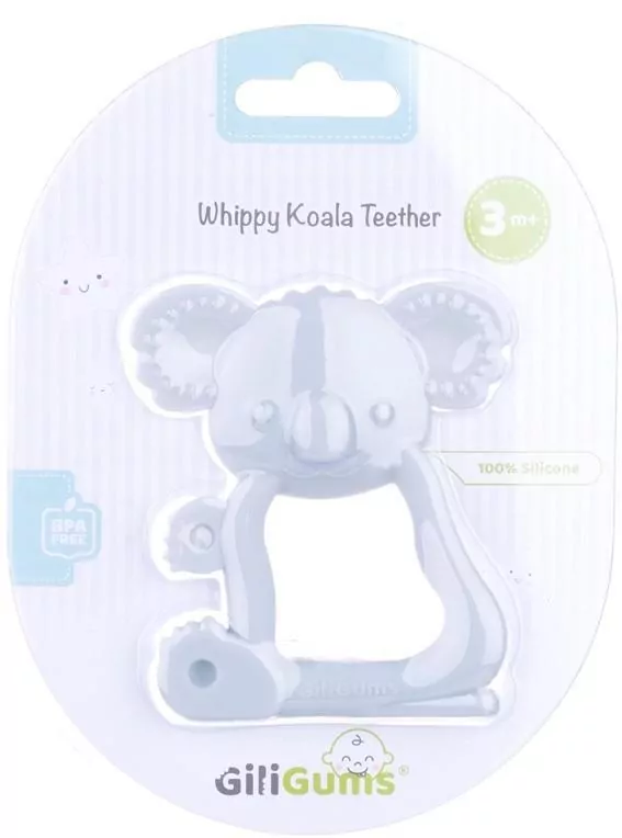 Gryzak dla dzieci uspokajający. Koala szary - tantis.pl