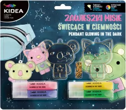 Zawieszki. Misie świecące w ciemności