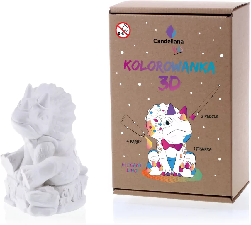 Figurka do pomalowania. Elegant Dino - tantis.pl