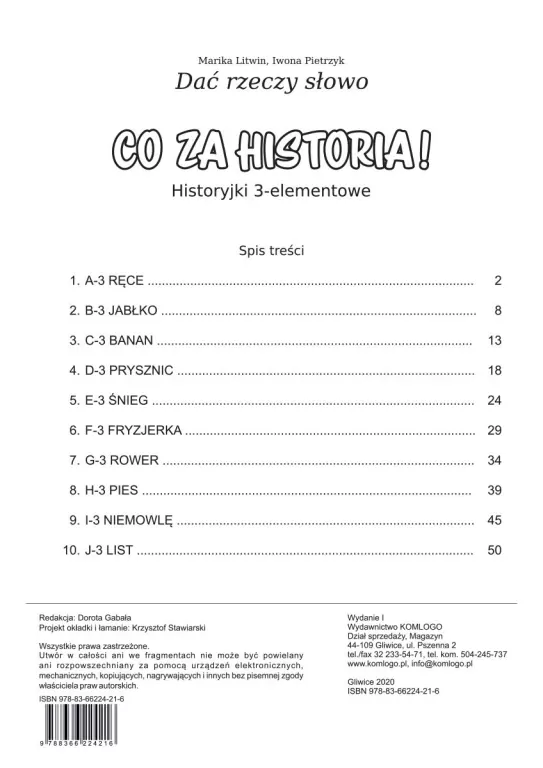 Co za historia! 3 elementowe. Dać rzeczy słowo. Zeszyt ćwiczeń - tantis.pl